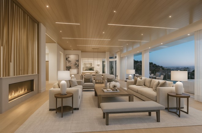 After: Luxury Penthouse Staging